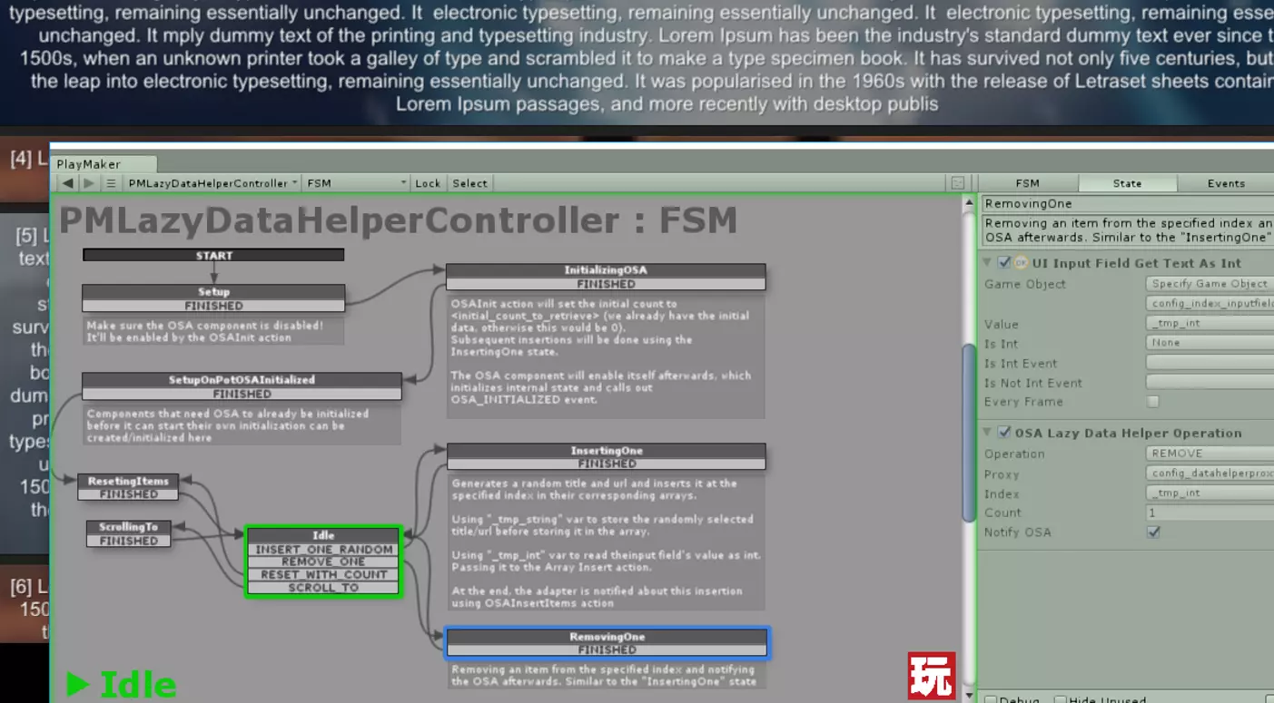 Hierarchy / tree view with collapsible nodes